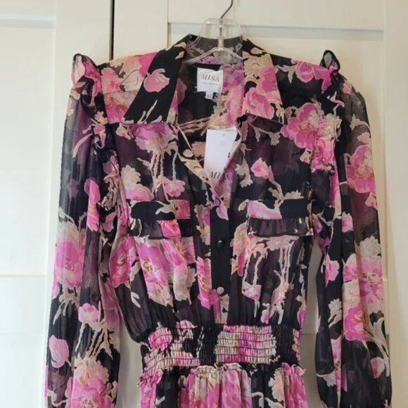 Misa Aydeniz Dress In Rosetta Thorn XS - Picture 4 of 6